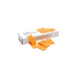 EZ Grip Plastic Razor Blades 100szt - dwustronne bezpieczne ostrza plastikowe