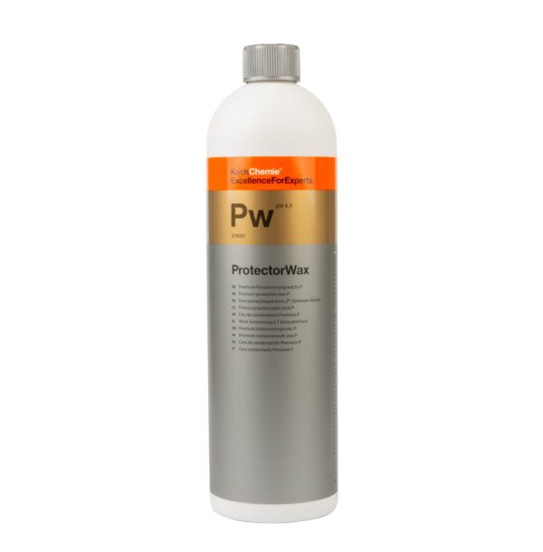 Koch Chemie Protector Wax 1L - hydrofobowy wosk aplikowany na mokro przyśpiesza proces osuszania auta idealny na myjnię