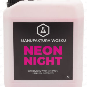 Manufaktura Wosku Neon Night 5L - syntetyczny wosk w sprayu o zapachu malin