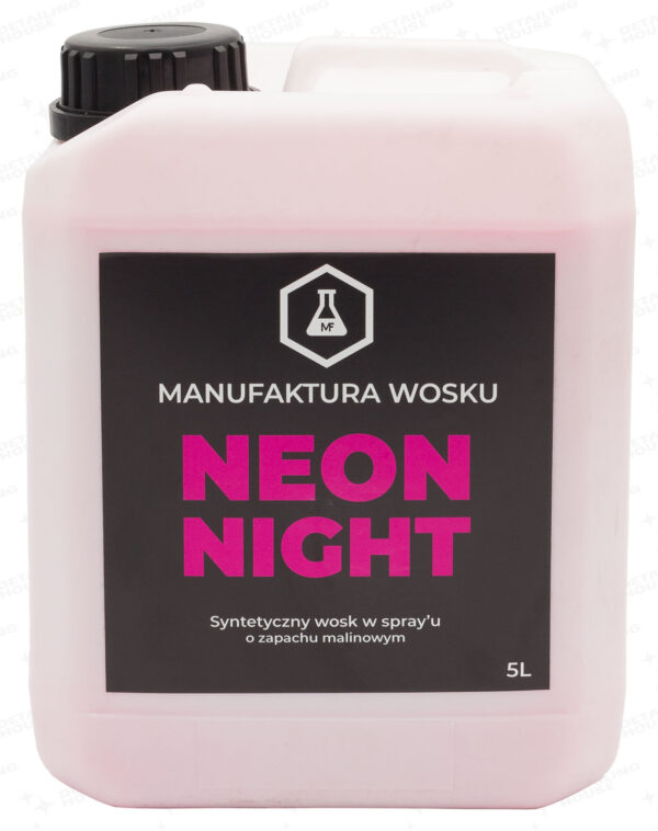 Manufaktura Wosku Neon Night 5L - syntetyczny wosk w sprayu o zapachu malin
